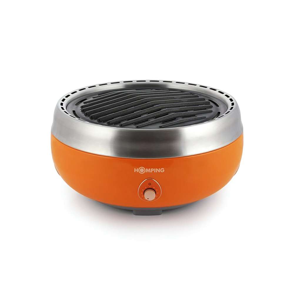 Homping Grill Compact Charcoal Cooking