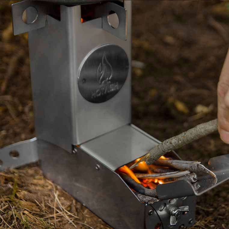 Hot Ash Stove Durable Steel Rocket