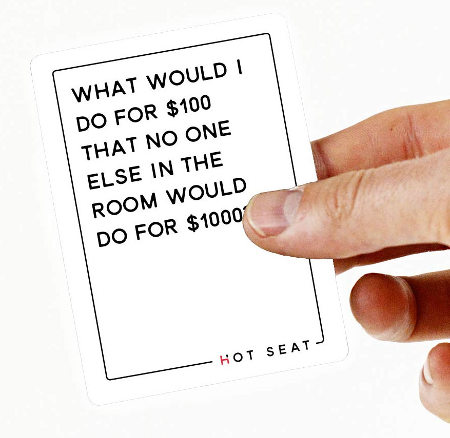 Hot Seat Card Game Hilarious Friend Challenge