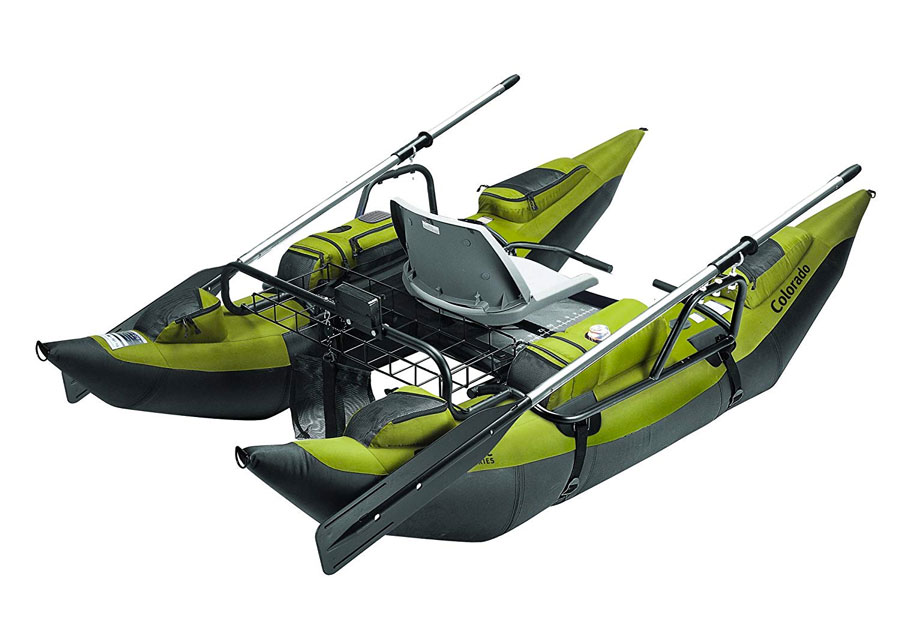 Classic Accessories Pontoon Boat with Motor Mount