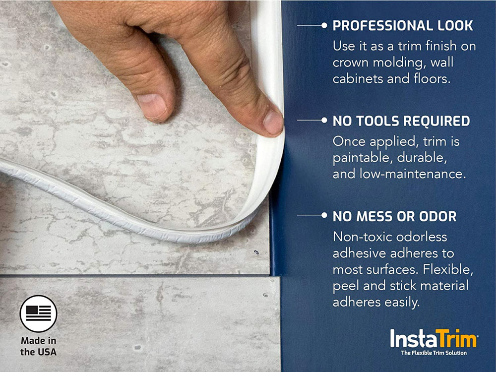 InstaTrim Adhesive Trim for Gaps