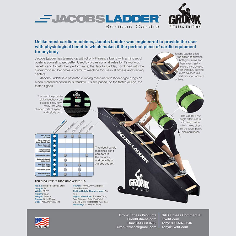 Jacobs Ladder Gronk Edition Climbing Machine
