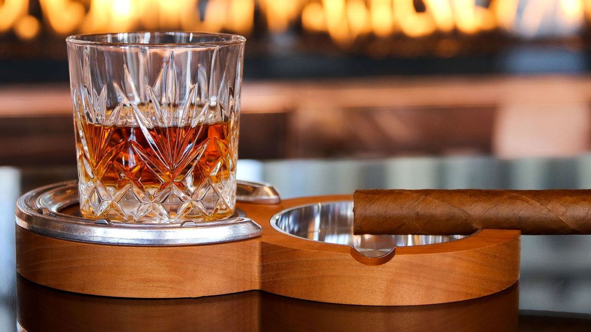 Kentucky Coaster Cigar Rest Set