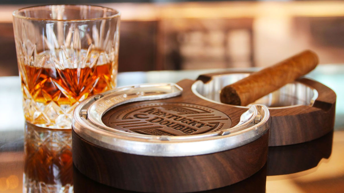 Kentucky Coaster Cigar Rest Set