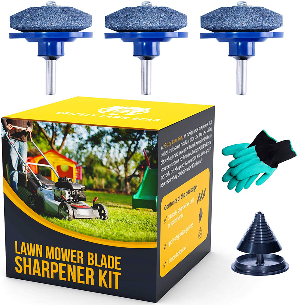 Grizzly Lawn Gear Blade Sharpener Kit