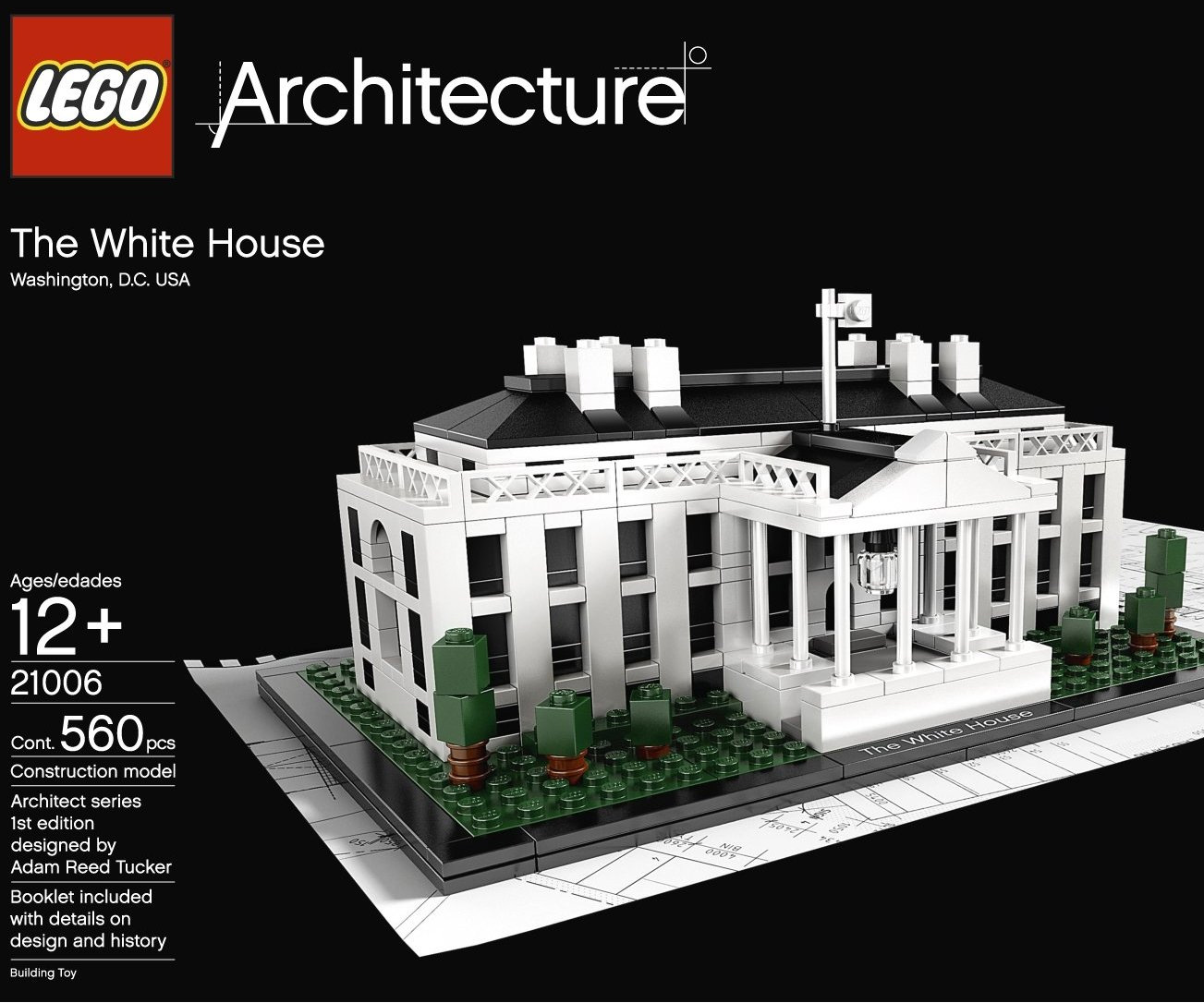 LEGO White House Iconic US Landmark