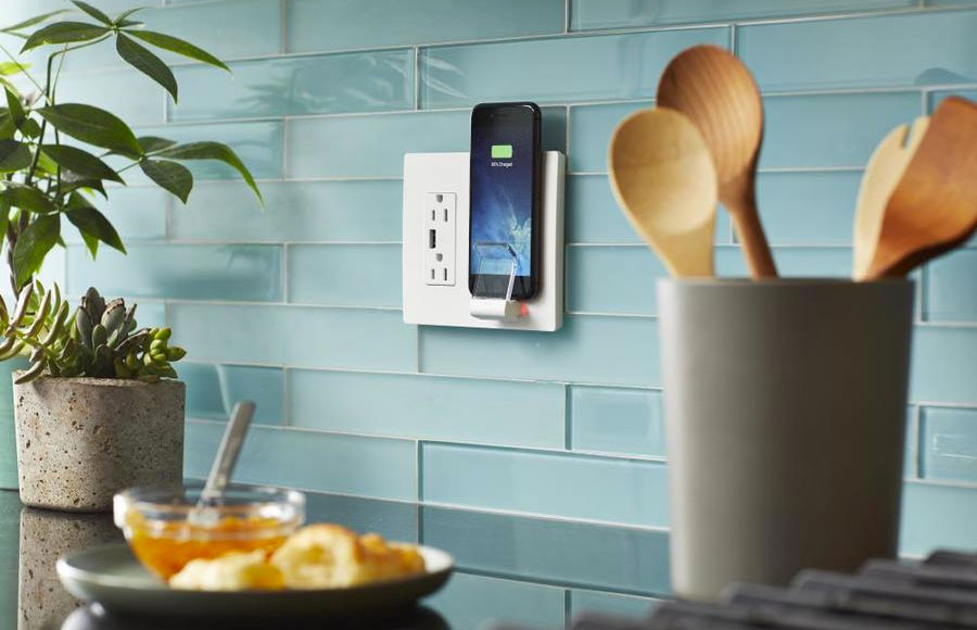 Legrand Radiant Wireless Wall Outlet Charger