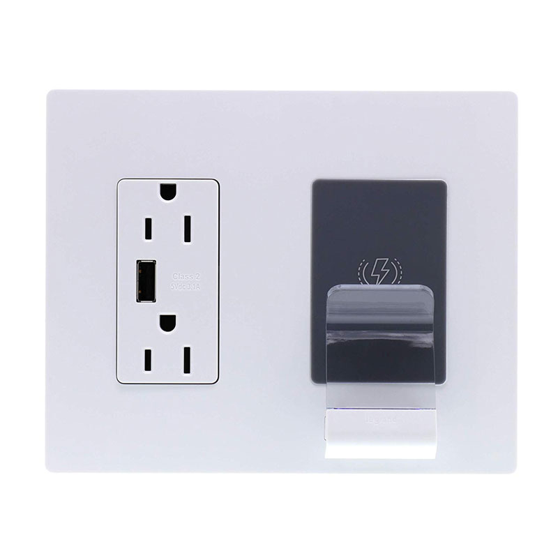 Legrand Radiant Wireless Wall Outlet Charger