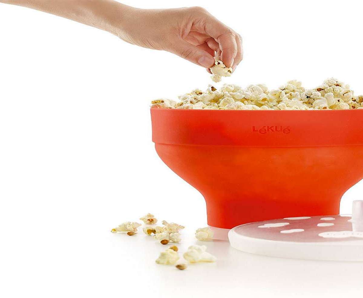 Lekue Popcorn Bowl SpaceSaving Popper