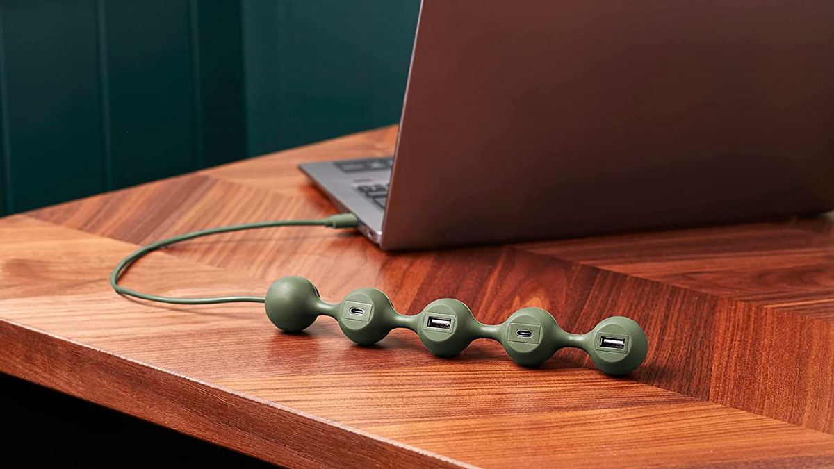 Lexon Peas USB Hub Green Edition