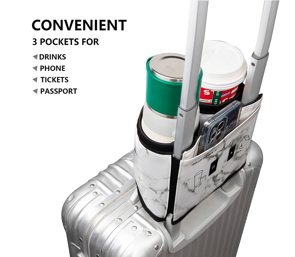 Luggage Cup Holder Foldable Travel Companion