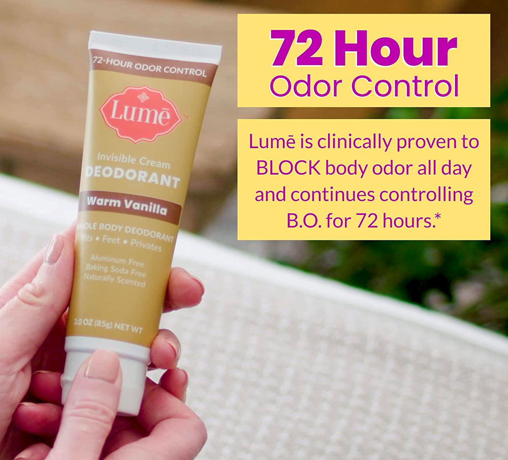 Lume Deodorant Cream 72Hour Odor Protection