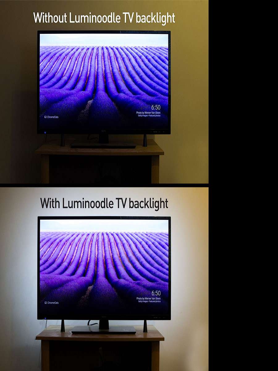 Luminoodle TV Bias Lighting Strip