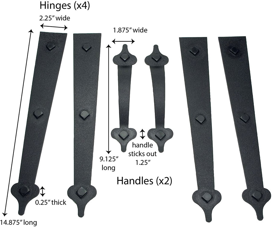 Magnetic Garage Door Accents Set