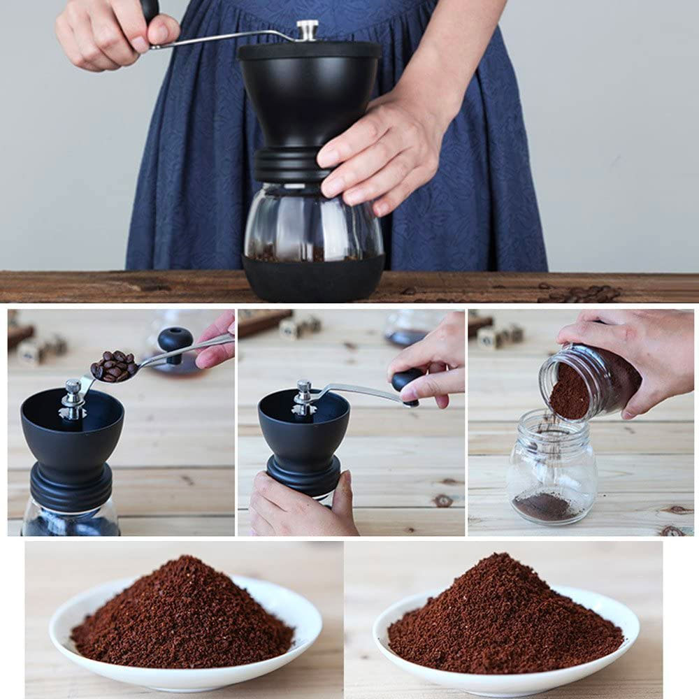 Handcrafted Coffee Grinder with Ceramic Burrs