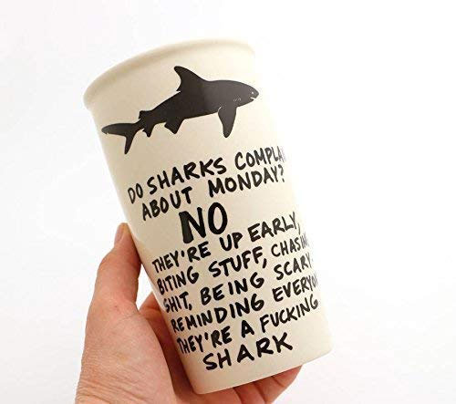 Mature Shark Resolve Travel Mug