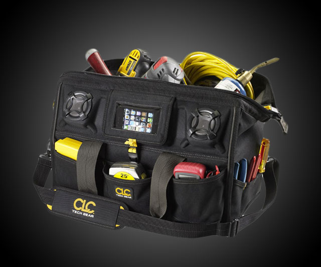 Custom Leathercraft Tech Gear Speaker Tool Bag