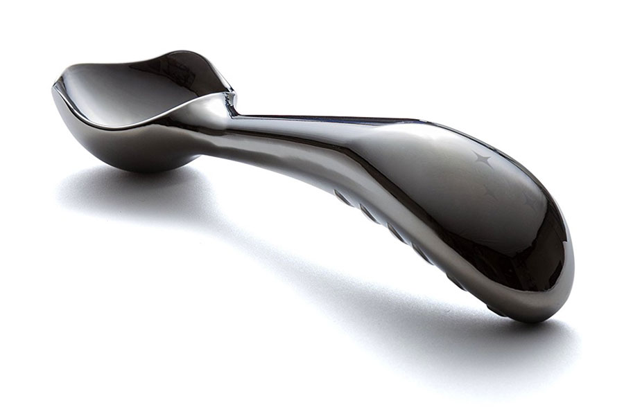 Midnight Scoop Ergonomic Stainless Ice Cream Shovel