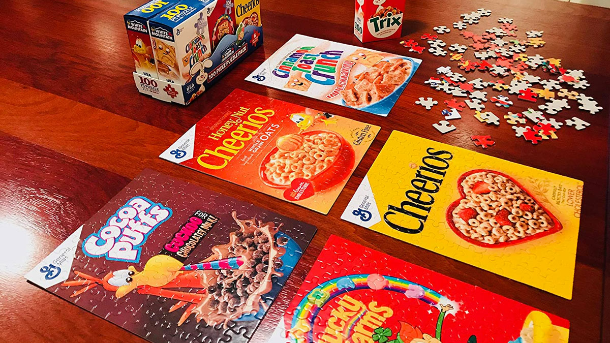 Mini General Mills Cereal Box Puzzles