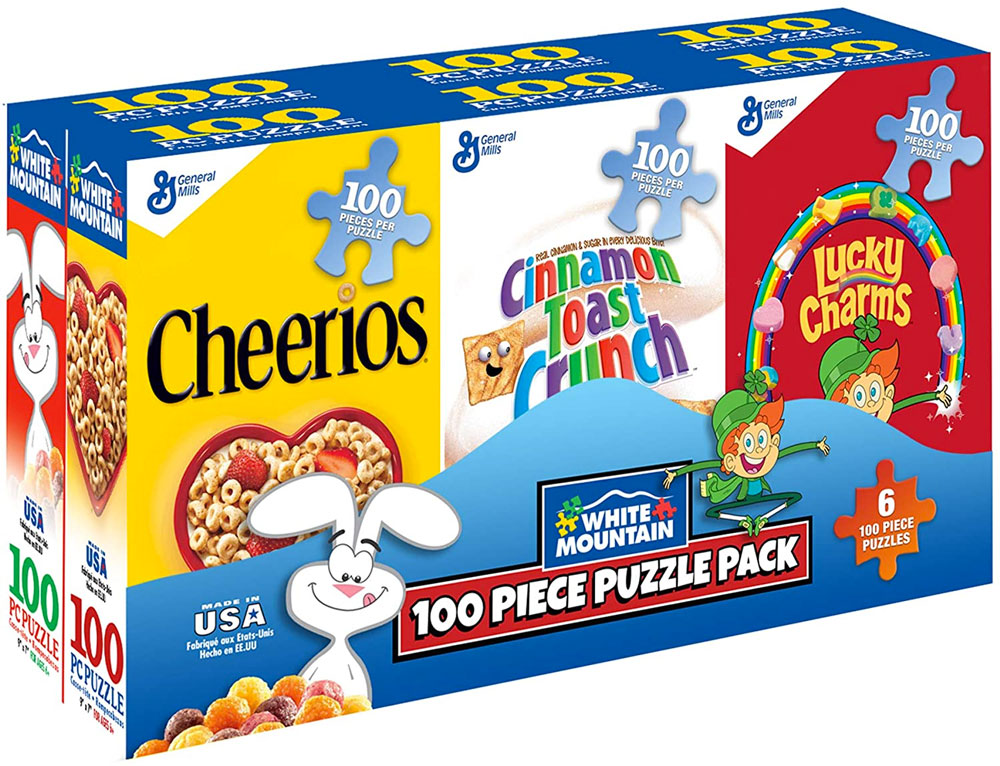 Mini General Mills Cereal Box Puzzles