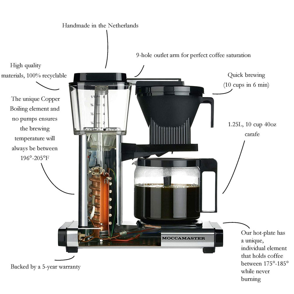 Moccamaster KBG Premium Coffee Brewing Appliance