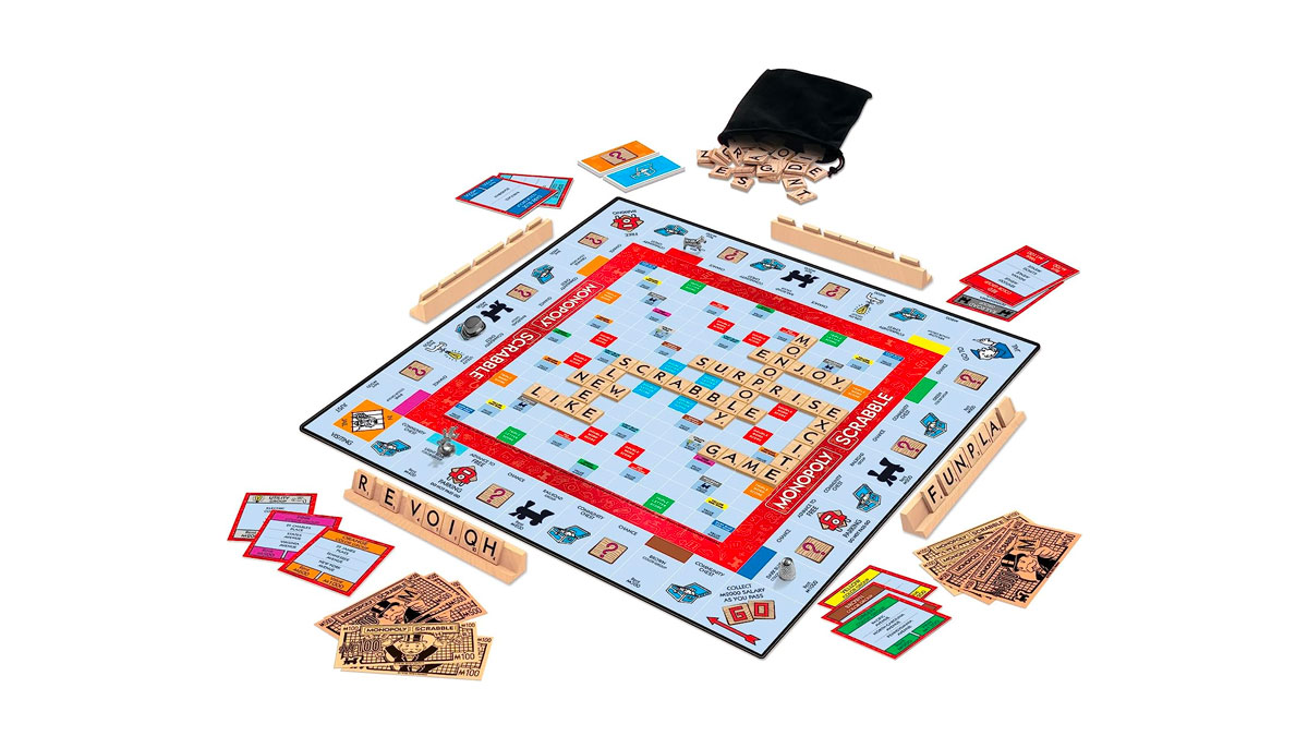 Monopoly Scrabble Fusion Challenge Game