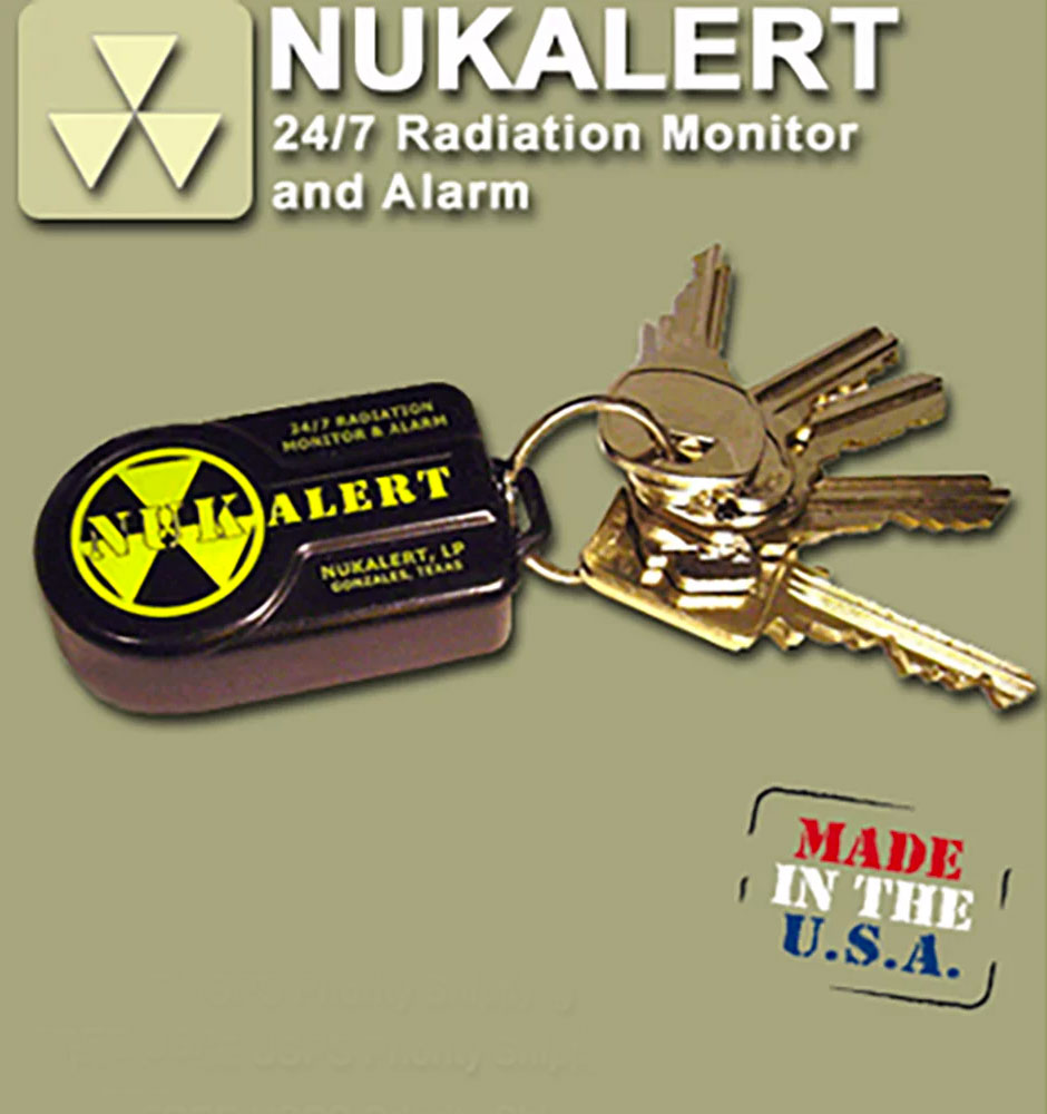 NukAlert Radiation Detector Keychain