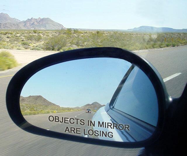 Objects in Mirror Are Winning Decal