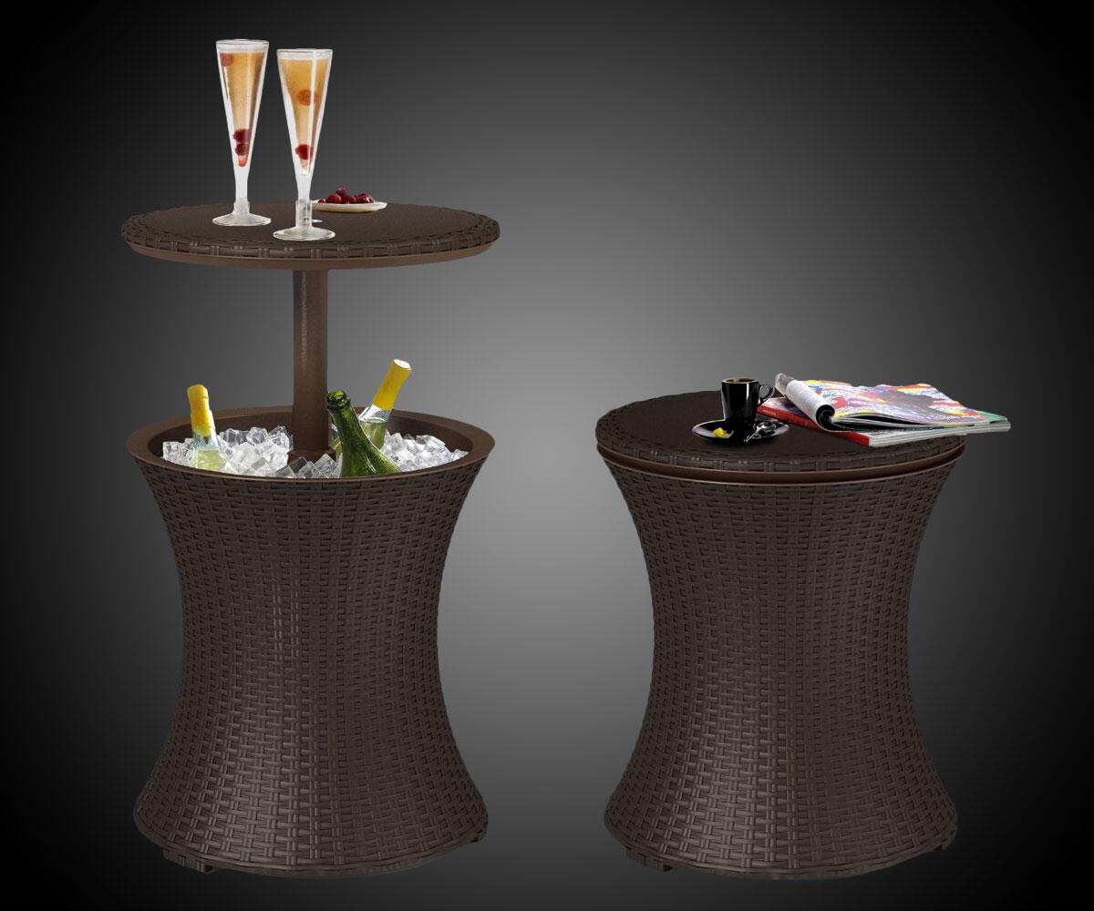 Keter Rattan Cool Bar Chill Table