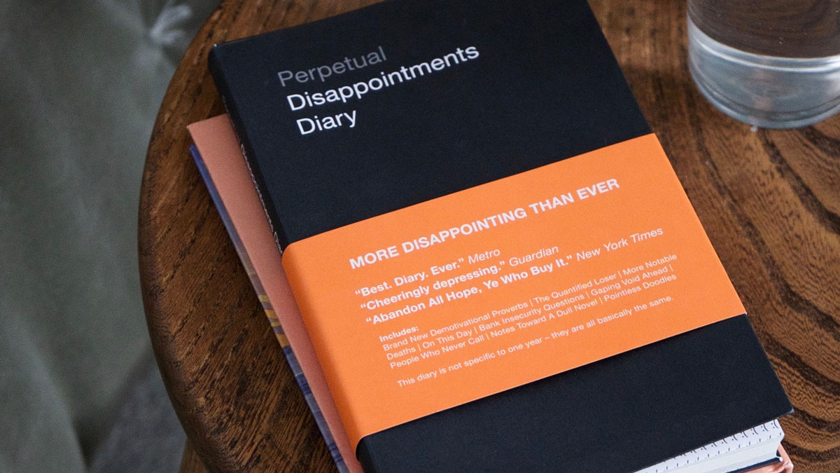 Perpetual Disappointments Diary Cheerful Satirical Planner