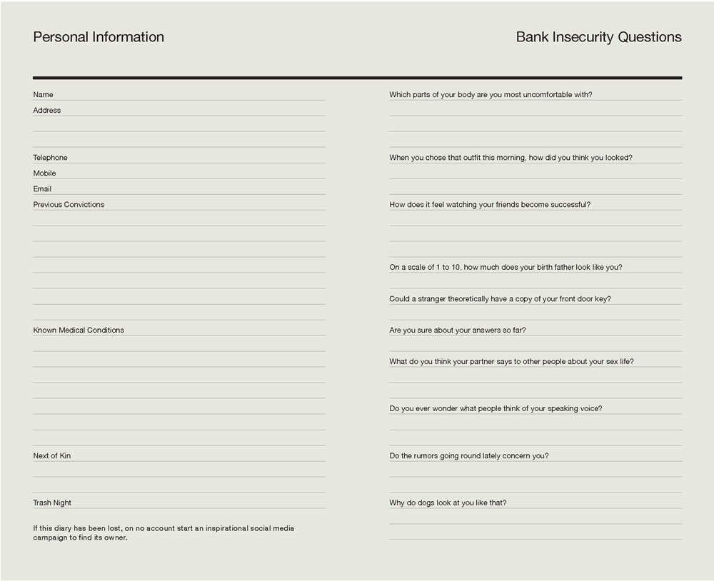 Perpetual Disappointments Diary Cheerful Satirical Planner