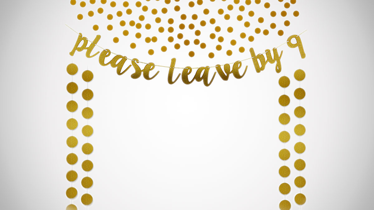 Please Depart by 9 Elegant Banner