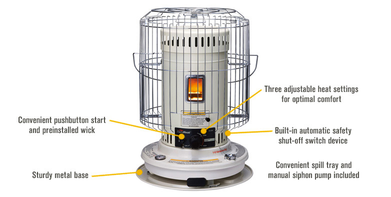 Sengoku KeroHeat Convection Kerosene Heater