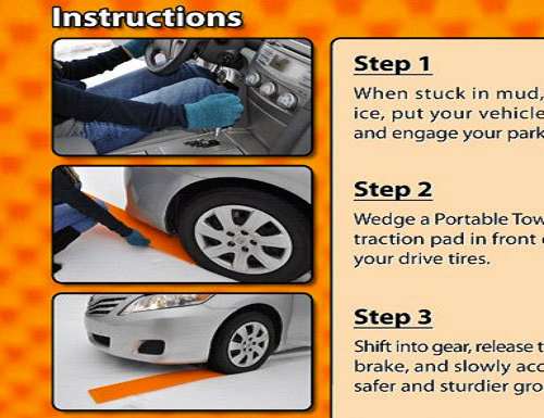 Portable Tow Truck Easy Traction Aids