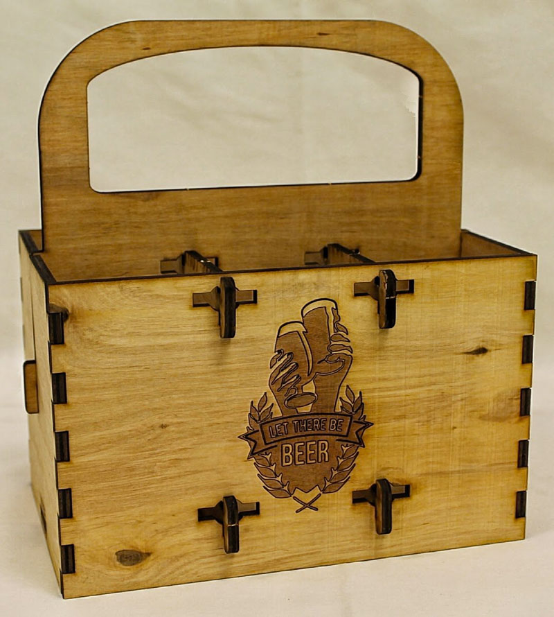 PuzzlePax Wooden Beverage Carriers