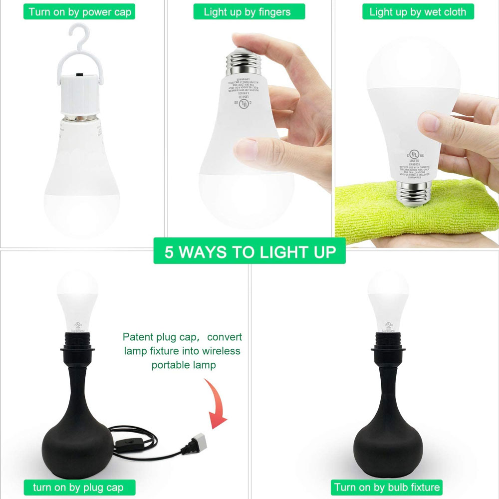 JackonLux Portable Rechargeable Light Caps