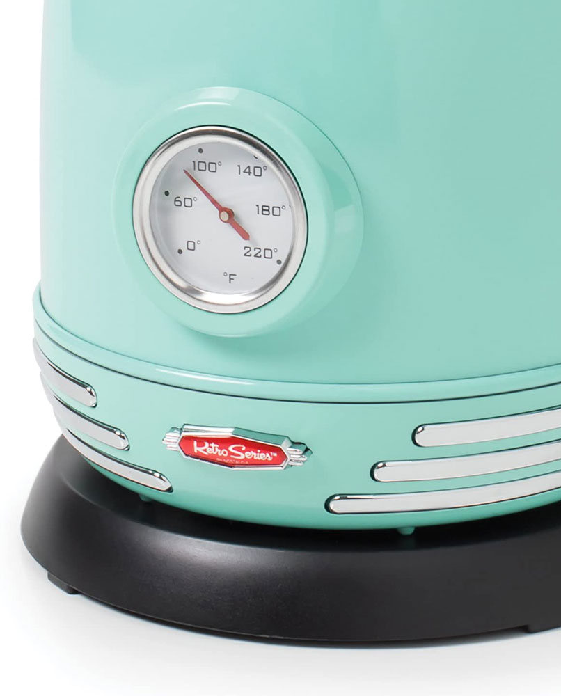 Nostalgia Seafoam Green Electric Water Kettle