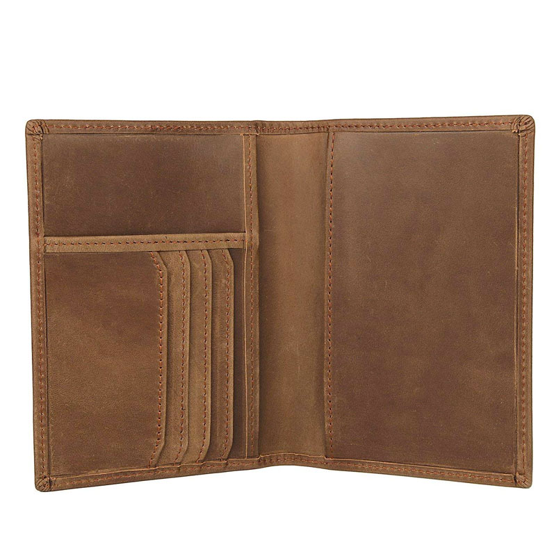 RFIDProtected Slim Leather Passport Sleeve