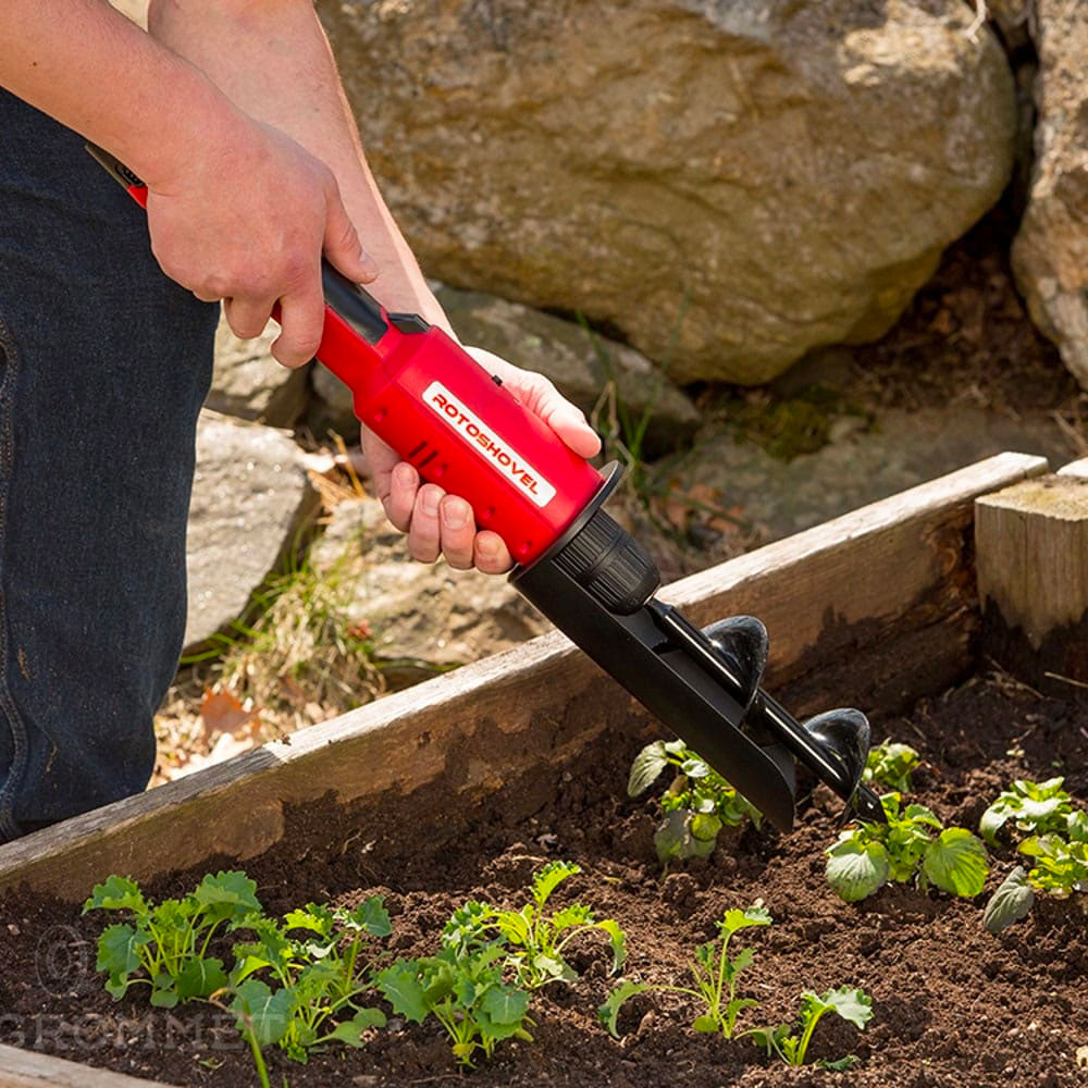 RotoShovel Automated Handheld Garden Tool