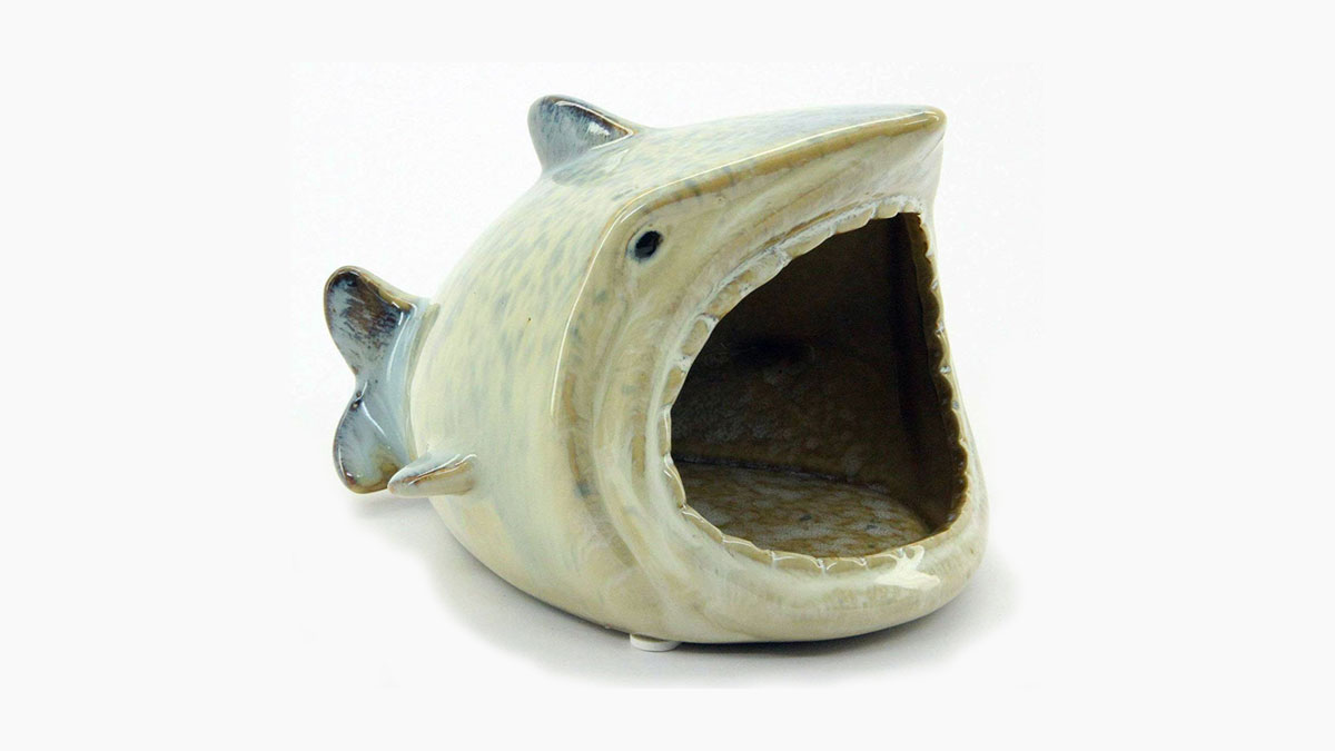 Shark Sponge Holder Ceramic Jaws