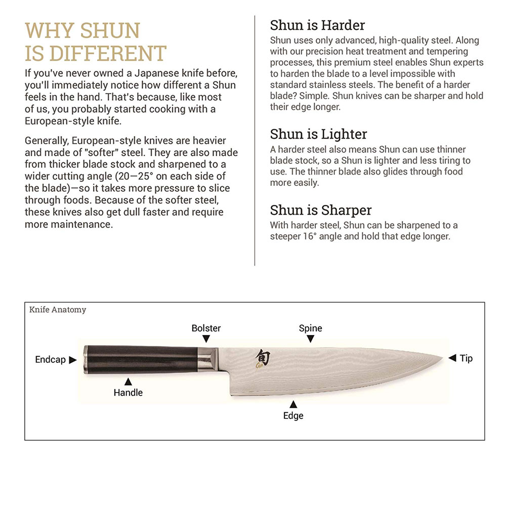 Premier Shun Chefs Knives Collection