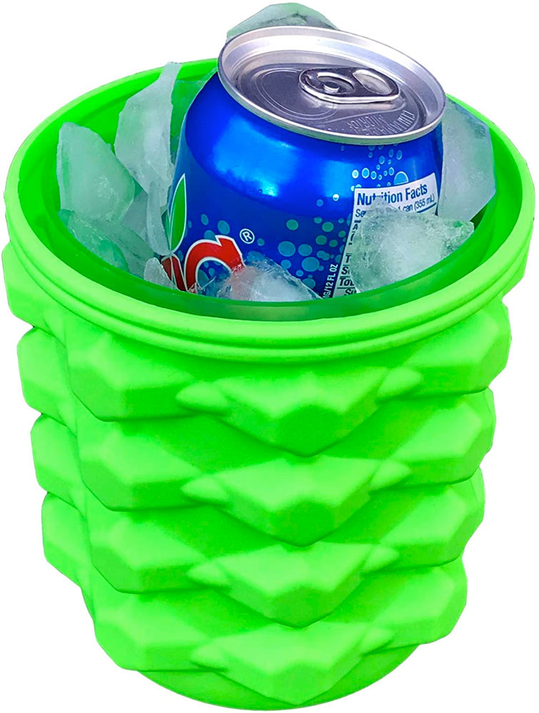 Silicone Ice Hex Maker Dual Function Bucket