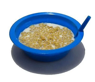 SipABowl StrawIntegrated Cereal Dish