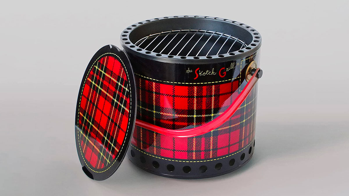 Skotch Grill Tartan Pattern Portable Cooker