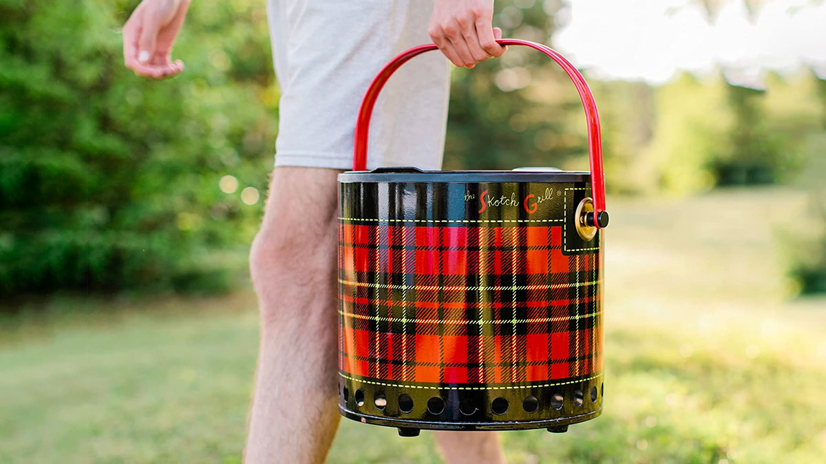 Skotch Grill Tartan Pattern Portable Cooker