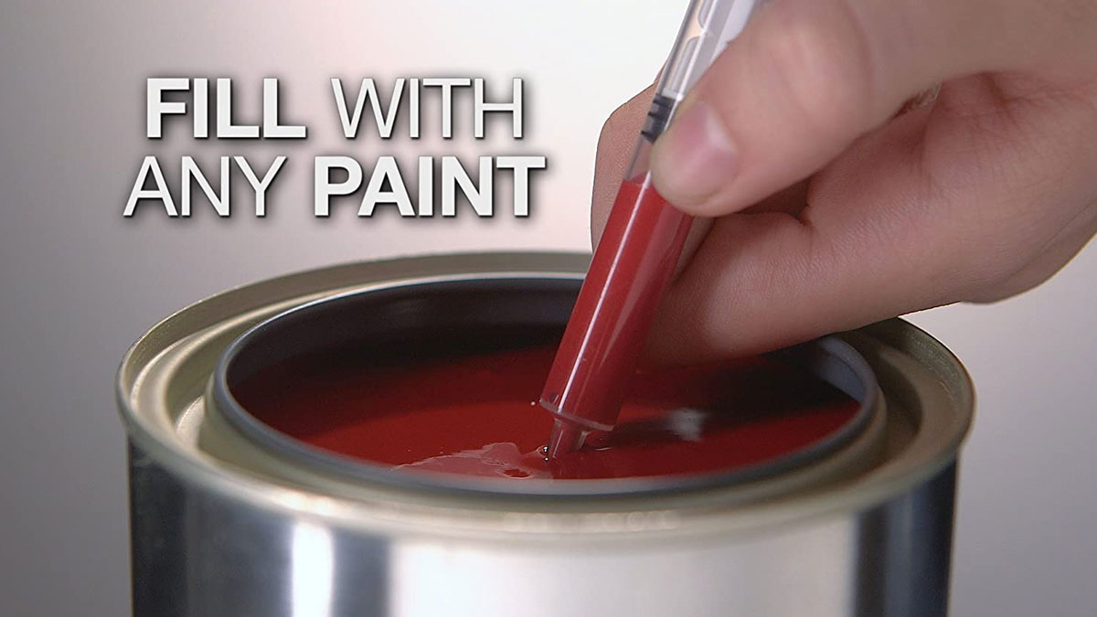 Slobproof Paint Syringe Pens for Easy TouchUps