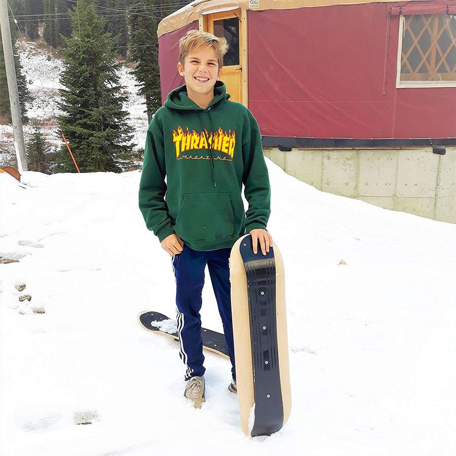 Slopedeck Snowskate Revolutionary Snowboard Alternative