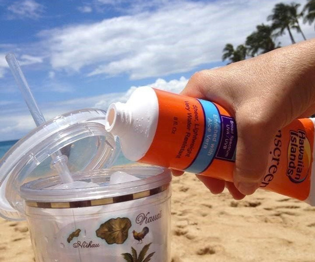 Sunscreen Flask by Smuggle Your Booze