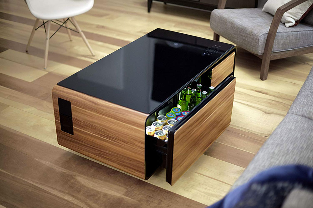 Sobro Coffee Table with Builtin Cooler