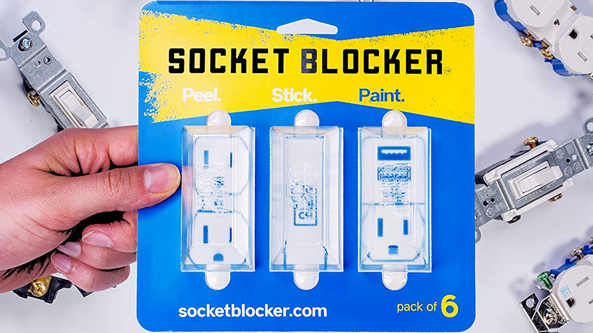 Socket Blocker PaintFriendly Outlet Cover